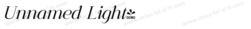 Unnamed Light字体转换